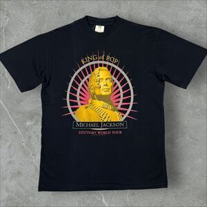 Vintage 90s Michael Jackson History World Tour '96 Double Sided Concert Tee - XL